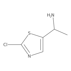(1S)-1-(2-chloro-1,3-thiazol-5-yl)ethan-1-amine Structure
