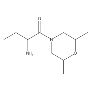 (S)-2-Amino-1-((2R,6S)-2,6-dimethylmorpholino)butan-1-one结构式