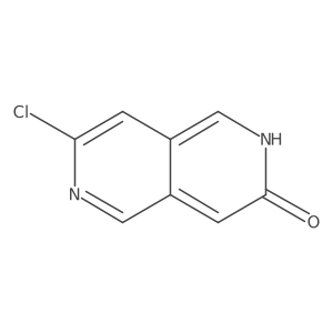 7-Chloro-2,6-naphthyridin-3(2H)-one Structure