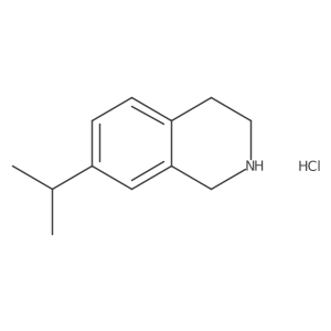 7-(Propan-2-yl)-1,2,3,4-tetrahydroisoquinoline hydrochloride结构式