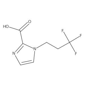 1-(3,3,3-Trifluoropropyl)-1H-imidazole-2-carboxylic acid结构式