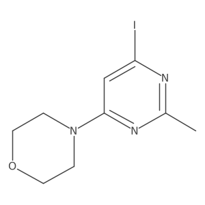4-(6-Iodo-2-methyl-4-pyrimidinyl)morpholine Structure