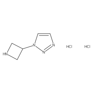 1-(Azetidin-3-yl)-1H-1,2,3-triazole dihydrochloride Structure