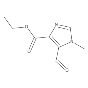 ethyl 5-formyl-1-methyl-1H-imidazole-4-carboxylate Structure