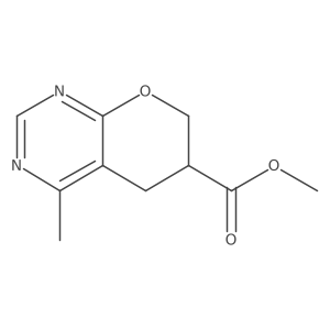 Methyl 4-methyl-6,7-dihydro-5H-pyrano[2,3-d]pyrimidine-6-carboxylate Structure