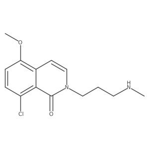 8-Chloro-5-methoxy-2-(3-(methylamino)propyl)isoquinolin-1(2H)-one Structure