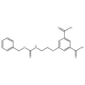 5-[2-[[(Phenylmethoxy)carbonyl]amino]ethoxy]-1,3-benzenedicarboxylic acid Structure