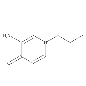 3-Amino-1-(butan-2-yl)-1,4-dihydropyridin-4-one Structure