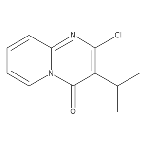2-chloro-3-(propan-2-yl)-4H-pyrido[1,2-a]pyrimidin-4-one结构式