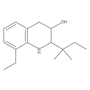 8-Ethyl-2-(2-methylbutan-2-yl)-1,2,3,4-tetrahydroquinolin-3-ol Structure
