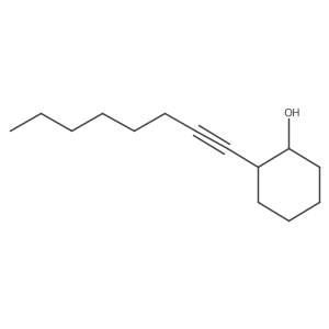 (1S,2R)-2-(oct-1-yn-1-yl)cyclohexan-1-ol Structure