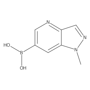 (1-Methyl-1H-pyrazolo[4,3-b]pyridin-6-yl)boronic acid结构式