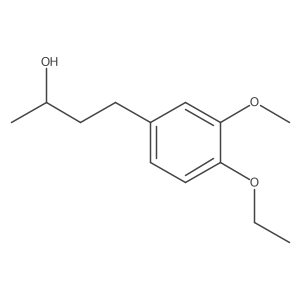(2S)-4-(4-ethoxy-3-methoxyphenyl)butan-2-ol结构式