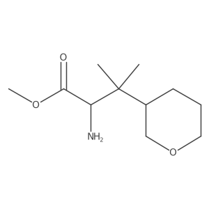 Methyl 2-amino-3-methyl-3-(oxan-3-yl)butanoate Structure