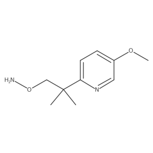 O-[2-(5-methoxypyridin-2-yl)-2-methylpropyl]hydroxylamine Structure