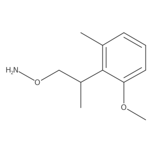O-[2-(2-methoxy-6-methylphenyl)propyl]hydroxylamine Structure