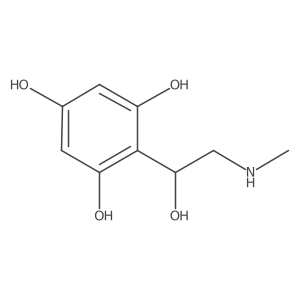 2-[1-Hydroxy-2-(methylamino)ethyl]benzene-1,3,5-triol Structure