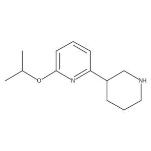 2-(Piperidin-3-yl)-6-(propan-2-yloxy)pyridine Structure