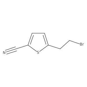 5-(2-Bromoethyl)thiophene-2-carbonitrile Structure