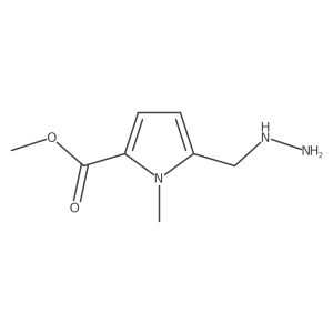 methyl 5-(hydrazinylmethyl)-1-methyl-1H-pyrrole-2-carboxylate Structure