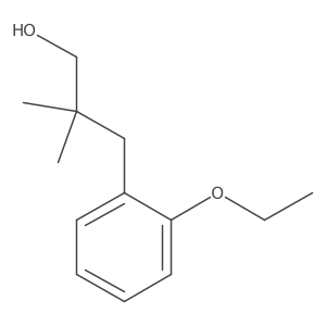 3-(2-Ethoxyphenyl)-2,2-dimethylpropan-1-ol结构式