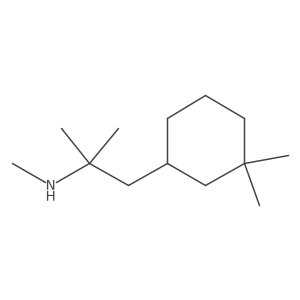 [1-(3,3-Dimethylcyclohexyl)-2-methylpropan-2-yl](methyl)amine结构式