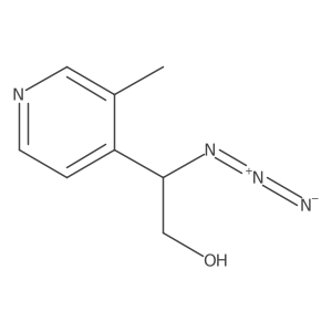 2-Azido-2-(3-methylpyridin-4-yl)ethan-1-ol Structure