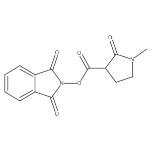 1,3-dioxo-2,3-dihydro-1H-isoindol-2-yl 1-methyl-2-oxopyrrolidine-3-carboxylate Structure
