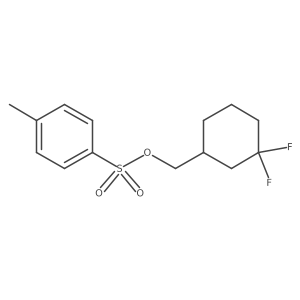 (3,3-Difluorocyclohexyl)methyl 4-methylbenzene-1-sulfonate Structure