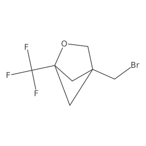 4-(Bromomethyl)-1-(trifluoromethyl)-2-oxabicyclo[2.1.1]hexane Structure