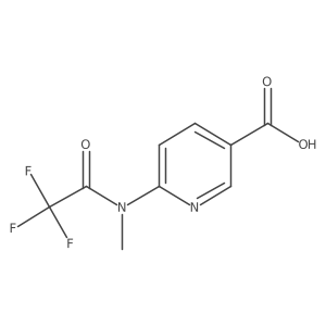 6-(2,2,2-trifluoro-N-methylacetamido)pyridine-3-carboxylic acid Structure