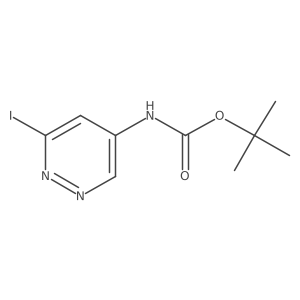 tert-butyl N-(6-iodopyridazin-4-yl)carbamate Structure