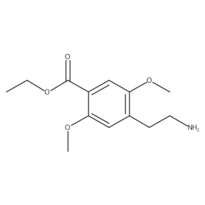 Ethyl 4-(2-aminoethyl)-2,5-dimethoxybenzoate Structure