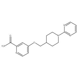 4-{[1-(Pyrimidin-2-yl)piperidin-4-yl]methoxy}pyridine-2-carboxamide Structure