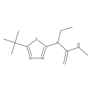 1-(5-Tert-butyl-1,3,4-thiadiazol-2-yl)-1-ethyl-3-methylurea Structure