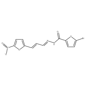 5-Bromo-N'-[(1E,2E)-3-(5-nitrofuran-2-yl)prop-2-en-1-ylidene]furan-2-carbohydrazide Structure