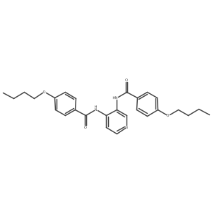 N,N'-(pyridine-3,4-diyl)bis(4-butoxybenzamide)结构式