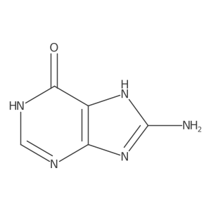 8-Amino-3,7-dihydropurin-6-one结构式