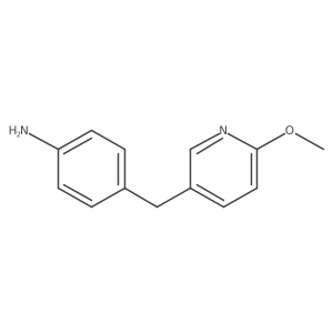 4-(6-Methoxy-pyridin-3-ylmethyl)-phenylamine结构式