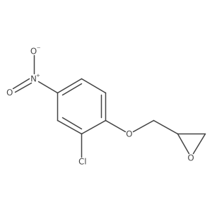2-[(2-Chloro-4-nitrophenoxy)methyl]oxirane Structure
