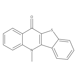 5-methyl[1]benzothieno[3,2-b]quinolin-11(5H)-one结构式