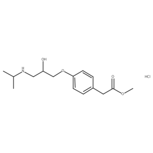 Metoprolol Acid Methyl Ester Hydrochloride结构式