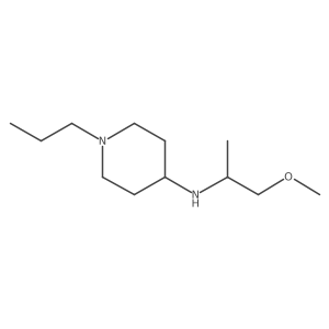 N-(1-methoxypropan-2-yl)-1-propylpiperidin-4-amine结构式