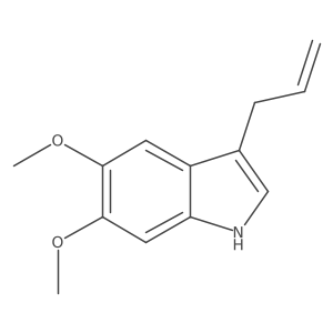 3-Allyl-5,6-dimethoxy-1H-indole Structure