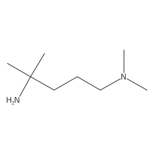 (4-Amino-4-methylpentyl)dimethylamine Structure