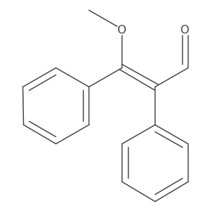 I+/--(Methoxyphenylmethylene)benzeneacetaldehyde Structure
