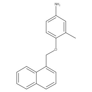 3-Methyl-4-(1-naphthylmethoxy)aniline Structure