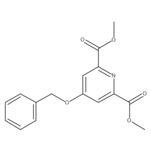 Dimethyl 4-benzyloxypyridine-2,6-dicarboxylate Structure