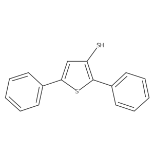 2,5-Diphenyl-3-thiophenethiol Structure