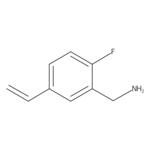 5-Ethenyl-2-fluorobenzenemethanamine结构式